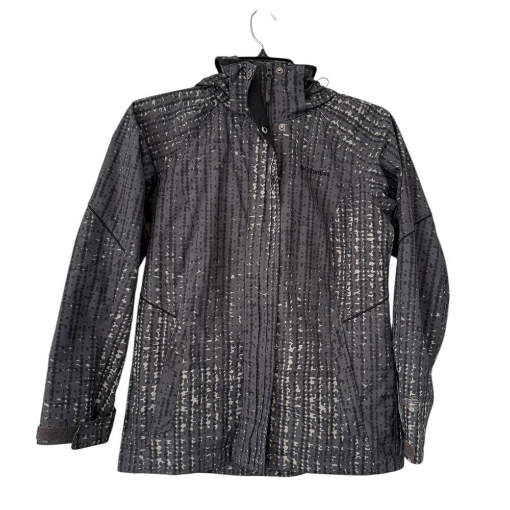 Columbia Womens interchangeable Buggaboo Gray Jacket Omni- Tech Size small